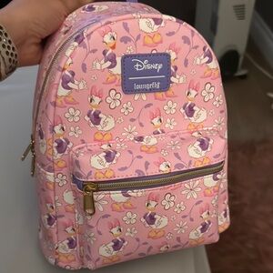 NEW Loungefly Pink & purple Daisy Duck Backpack